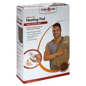 TheraCare Deluxe Heating Pad XL 12” X 24” Moist or Dry Heat